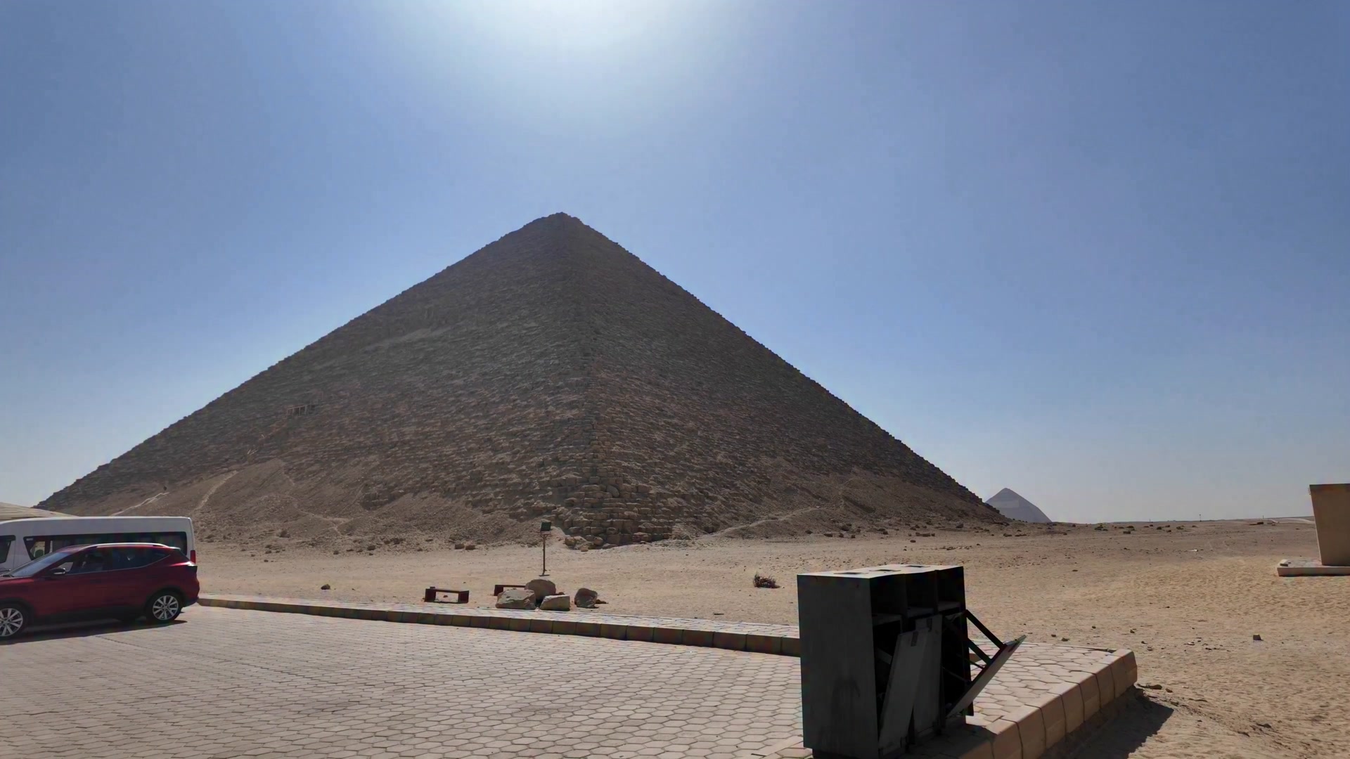 Today we’re moving on through Dahshur. We’re leaving the Red Pyramid ...