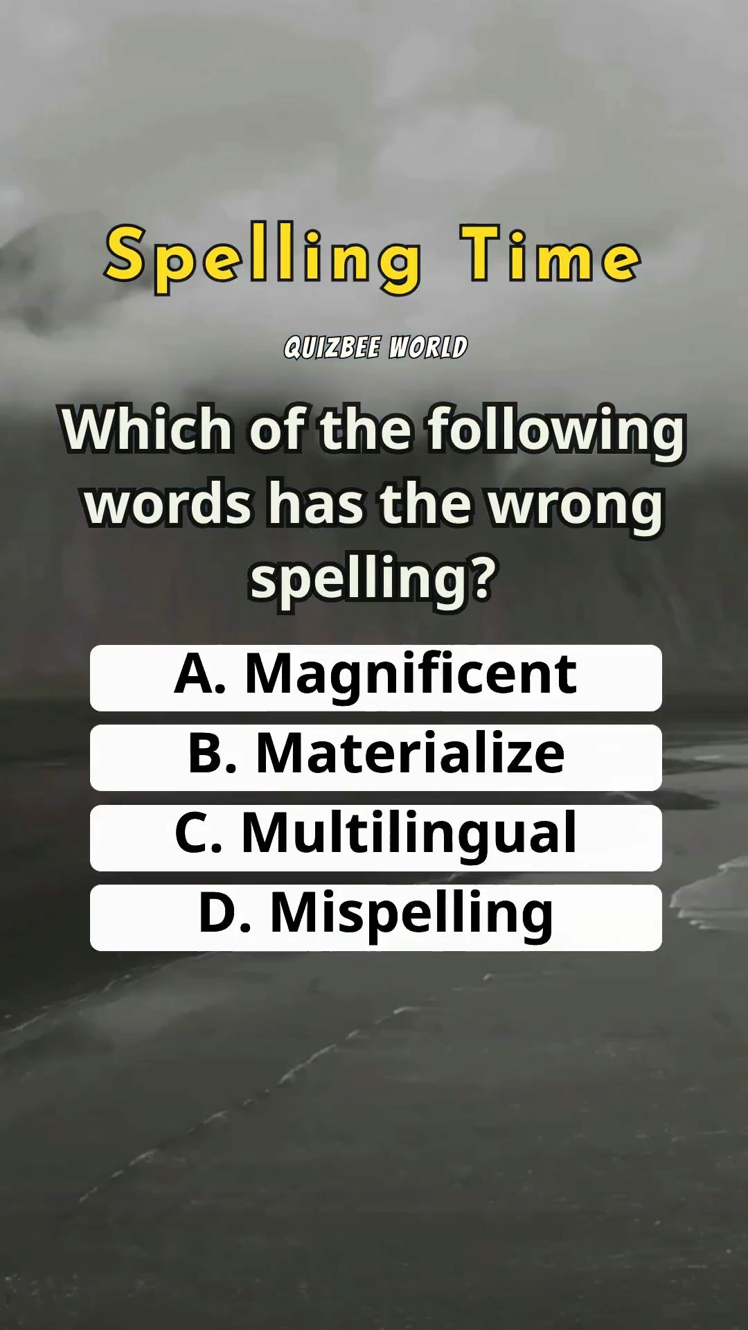 Spelling Time 1230 #spelling #englishlearning #englishvocabulary # ...