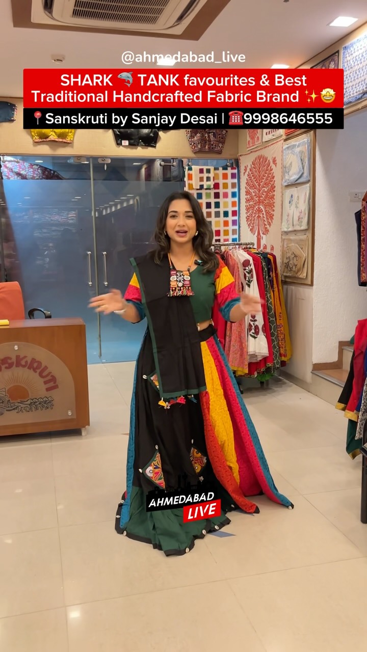 ✨ Ahmedabad’s trusted destination for premium ethnic fashion. ❤️, As seen on Shark Tank India, Sanskruti by Sanjay Desai brings together timeless craftsmanship, premium fabrics, and elegant ethnic 