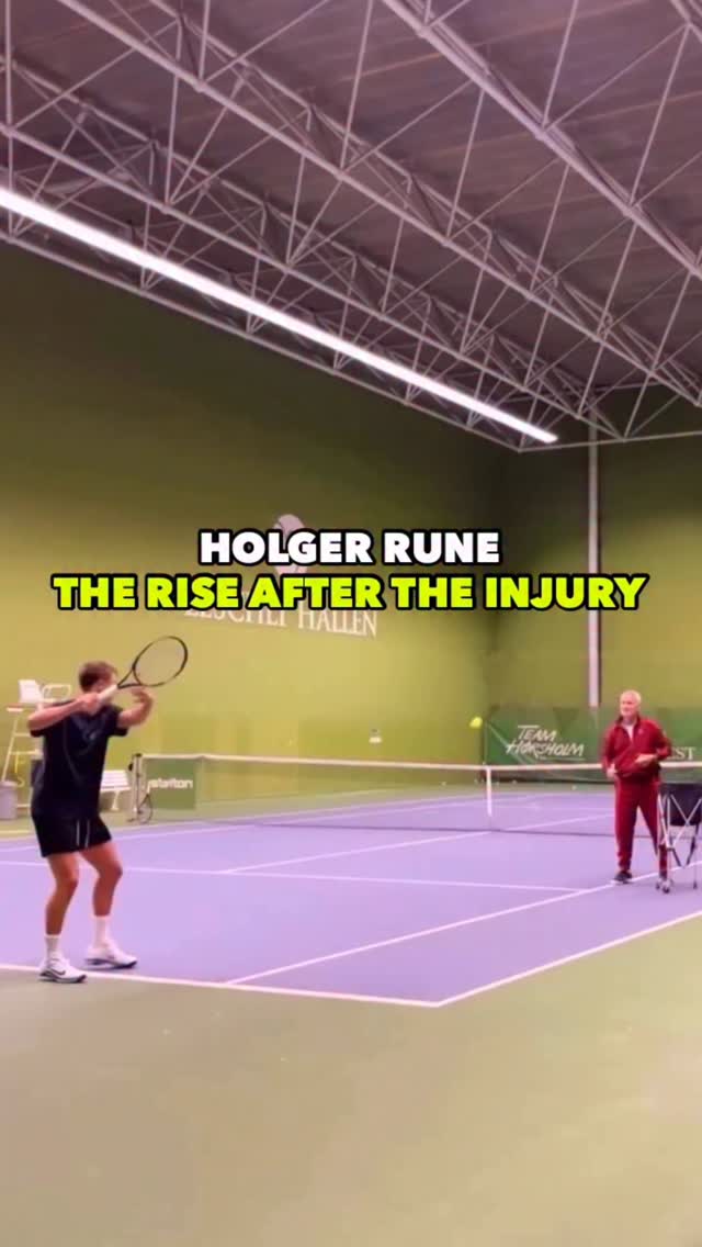 Holger Rune: The Rise After the Injury 🔥 After a major Achilles injury ...