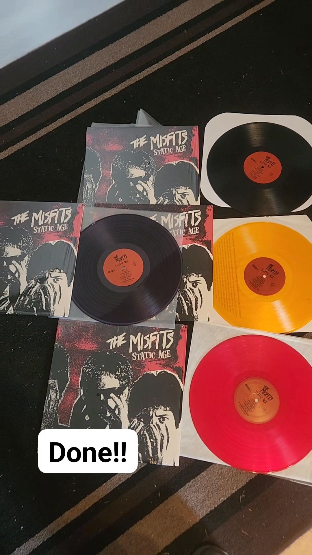 Misfits Famous Monsters limited edition purple and green vinyl