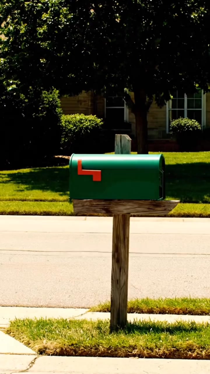 They ran over my mailbox 5 times in 3 months, so I installed one they ...