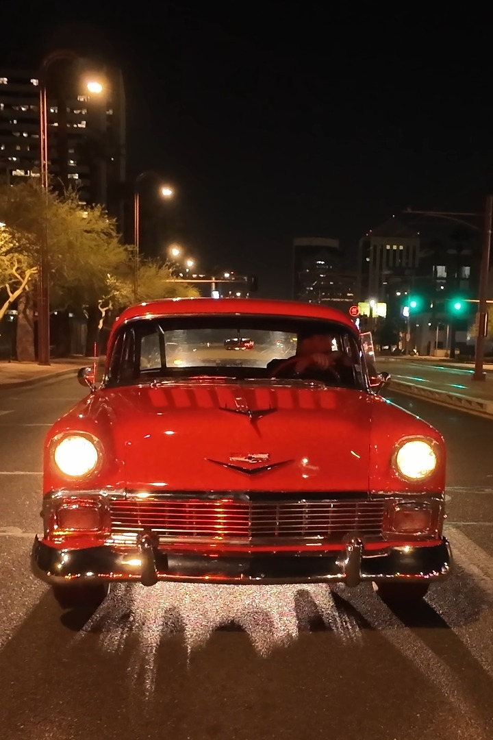 56 Chevy on Central Always cool hot rods cruisin' Central Ave in ...