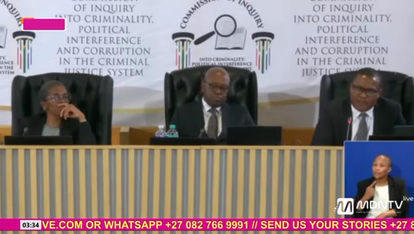 Witness D tells the Madlanga Commission that there are members of the ...