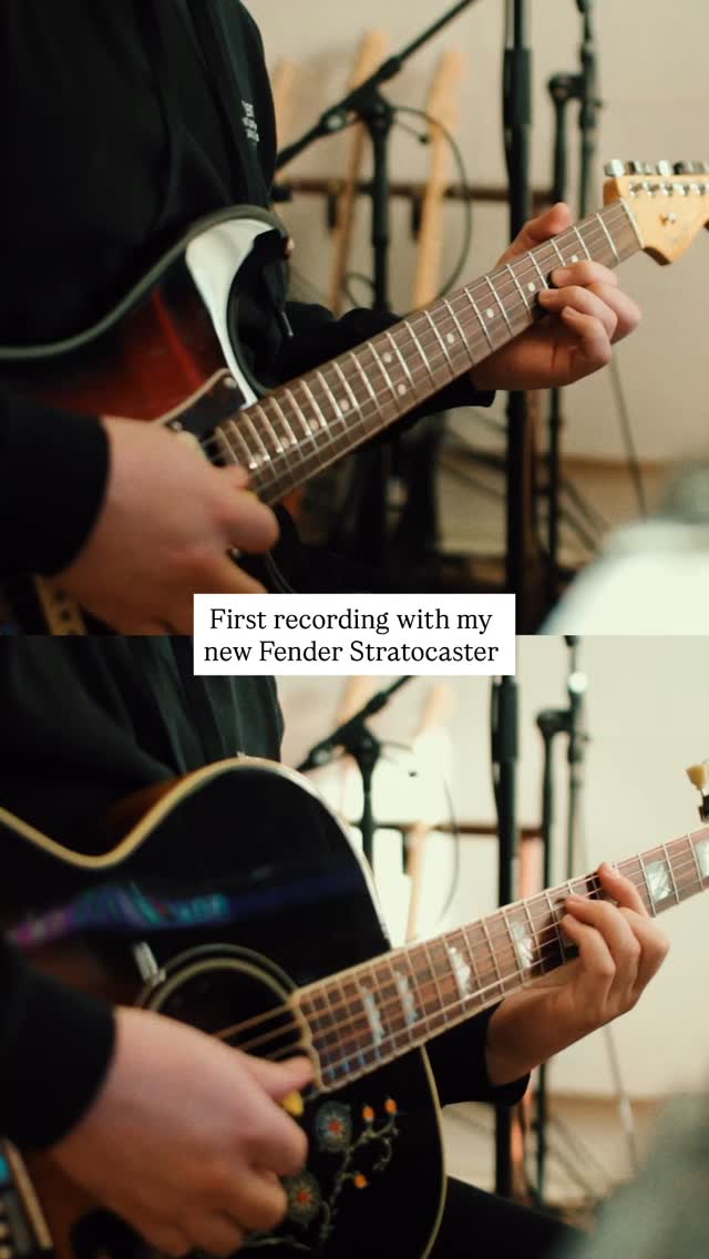 I decided to film the first take of my new Fender Stratocaster here in ...