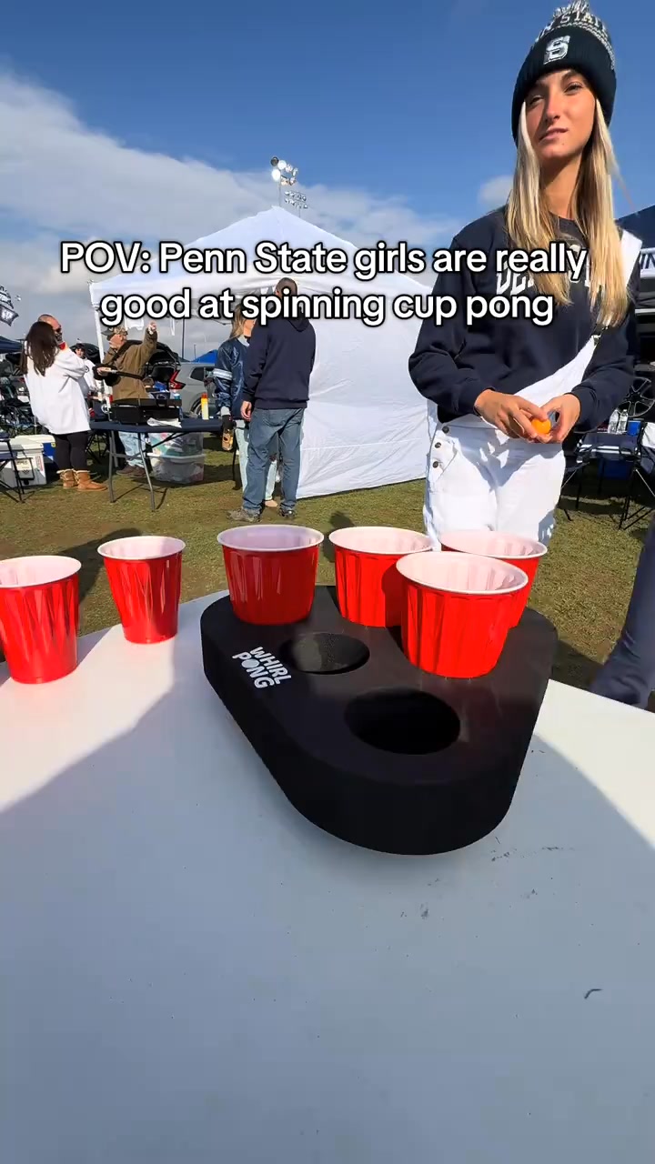 Whirl Pong is the new spinning cup pong game! Check it out in the bio ...