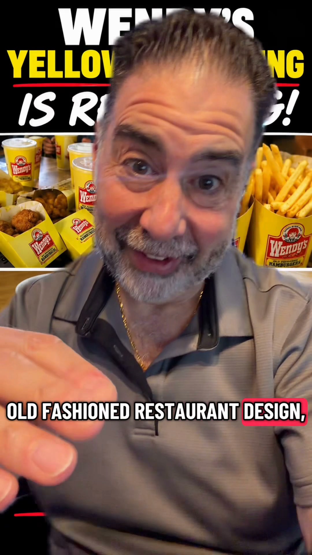 Wendy's is going OLD SCHOOL again! The iconic yellow Wendy's