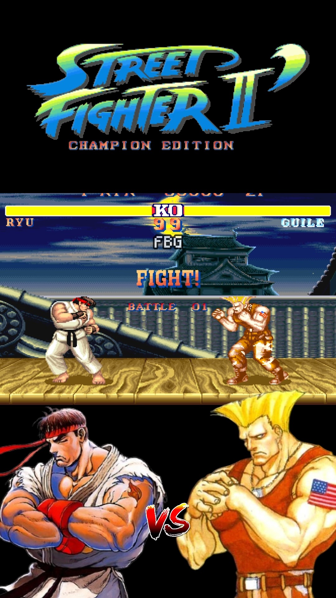 FBG - Street Fighter II: Champion Edition - Ryu vs Guile... | Facebook