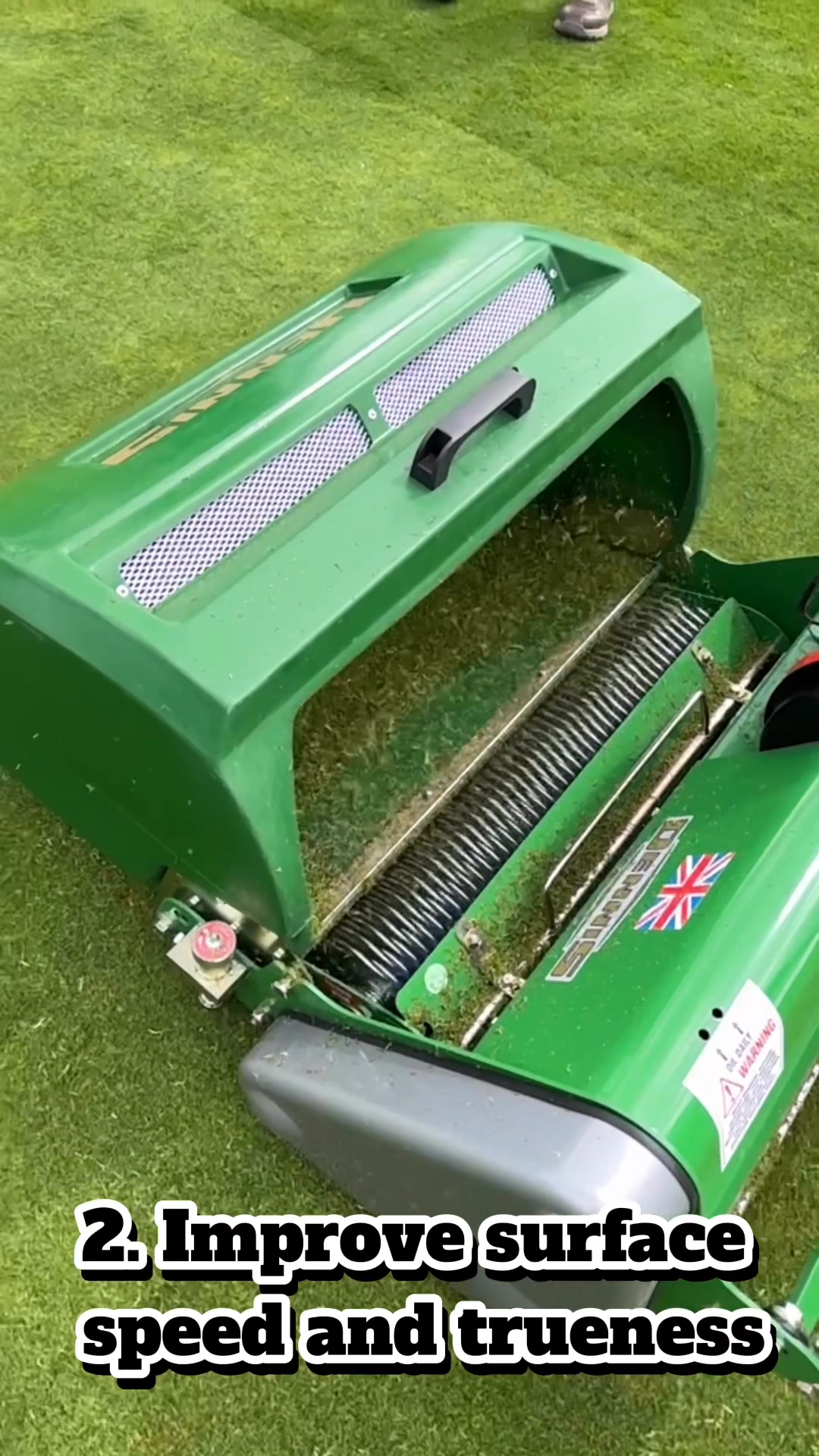 Here are 5 good reasons to verticut a bowling green: 1) Removes thatch ...