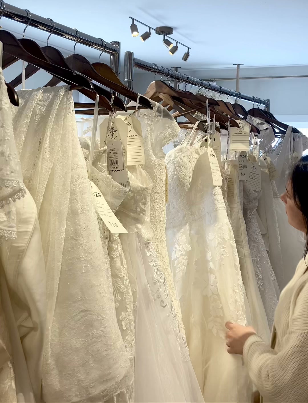 Discover your perfect look at Consignment Bridal & Prom, where new with tags and gently loved dresses await at unbeatable prices. Book your appointment today and let us help you find the