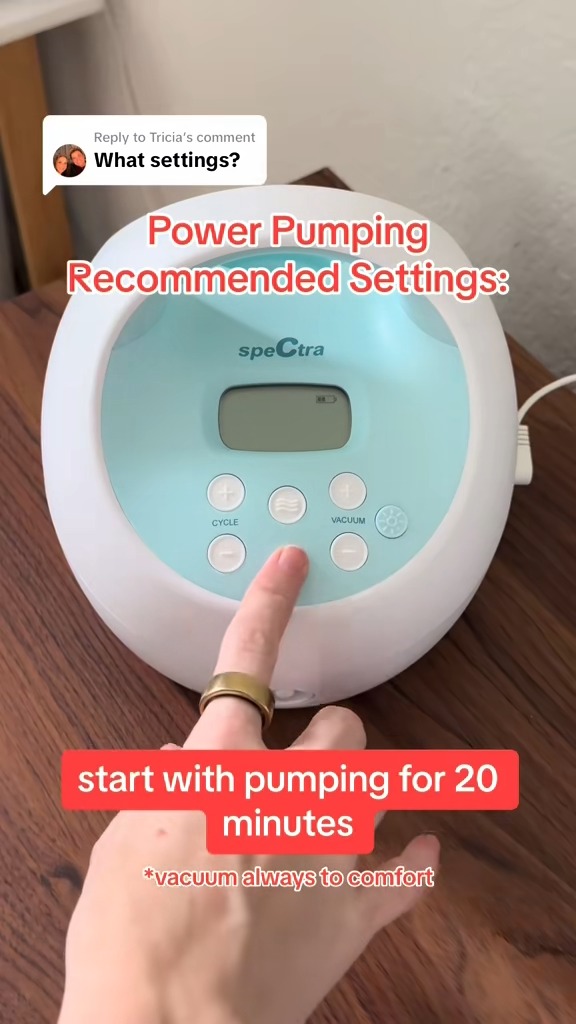 Interested in Power Pumping? Here are our recommended settings: 🍼 Pump ...