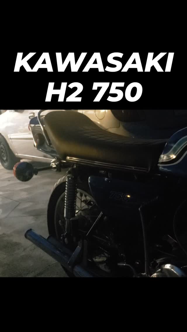 1972 KAWASAKI H2 750 #KAWASAKI #2stroke #Motorcycle