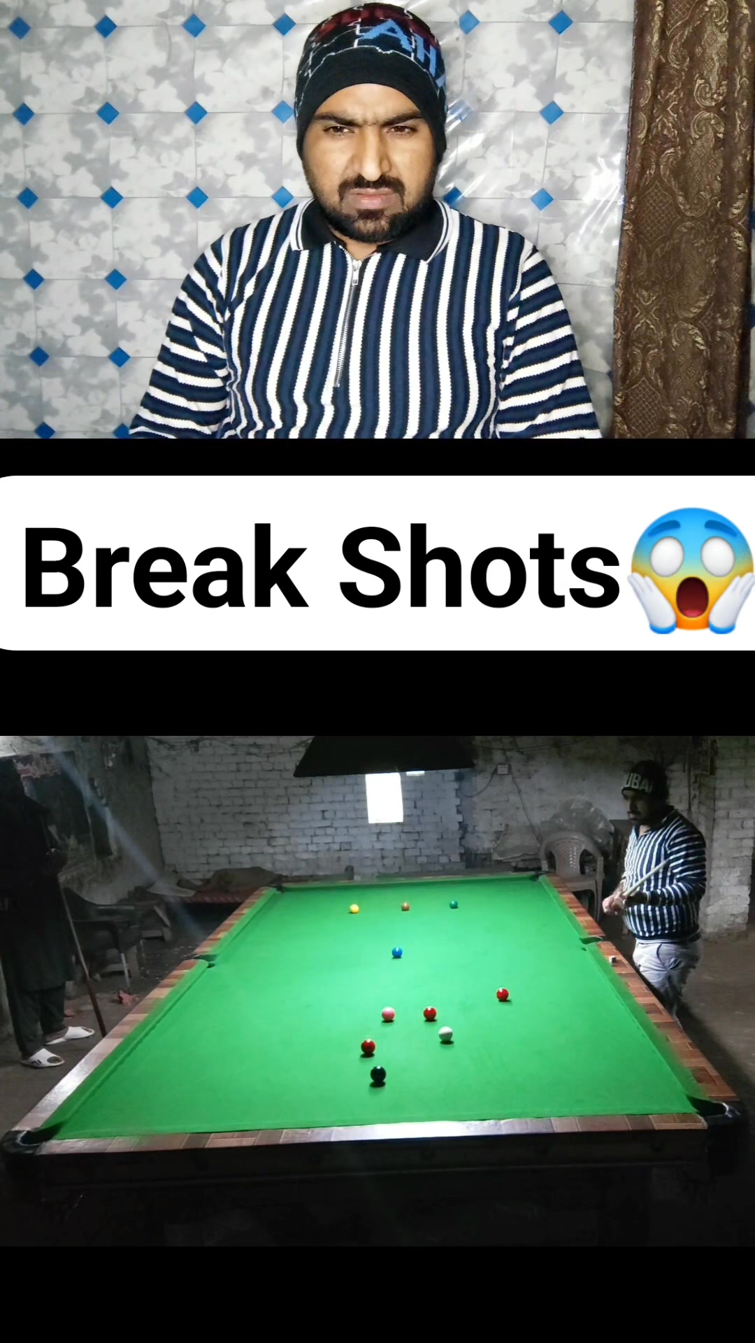 Break Shots😱 #snookertrickshot #royalsnookerclub #billiardschool # ...