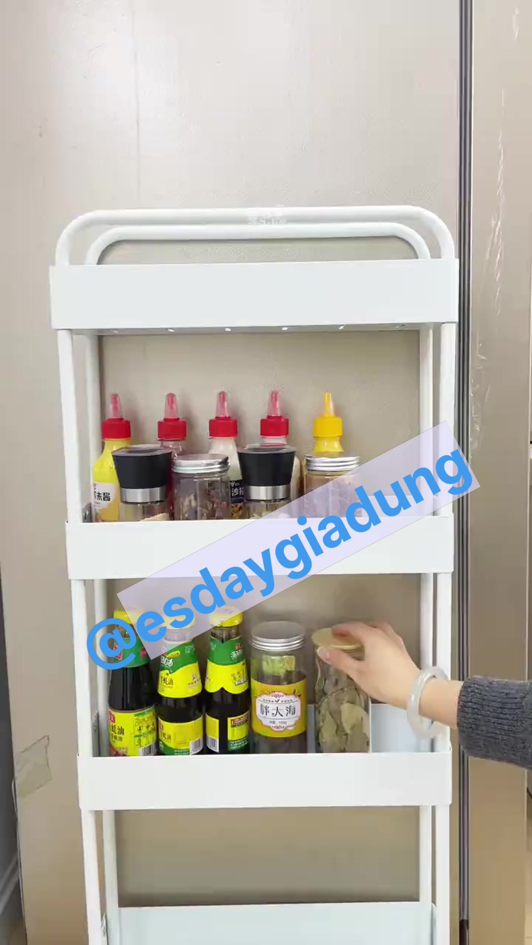 Kệ nhiều tầng góc hẹp đa năng. #Esday #sieugiadung #giadung # ...