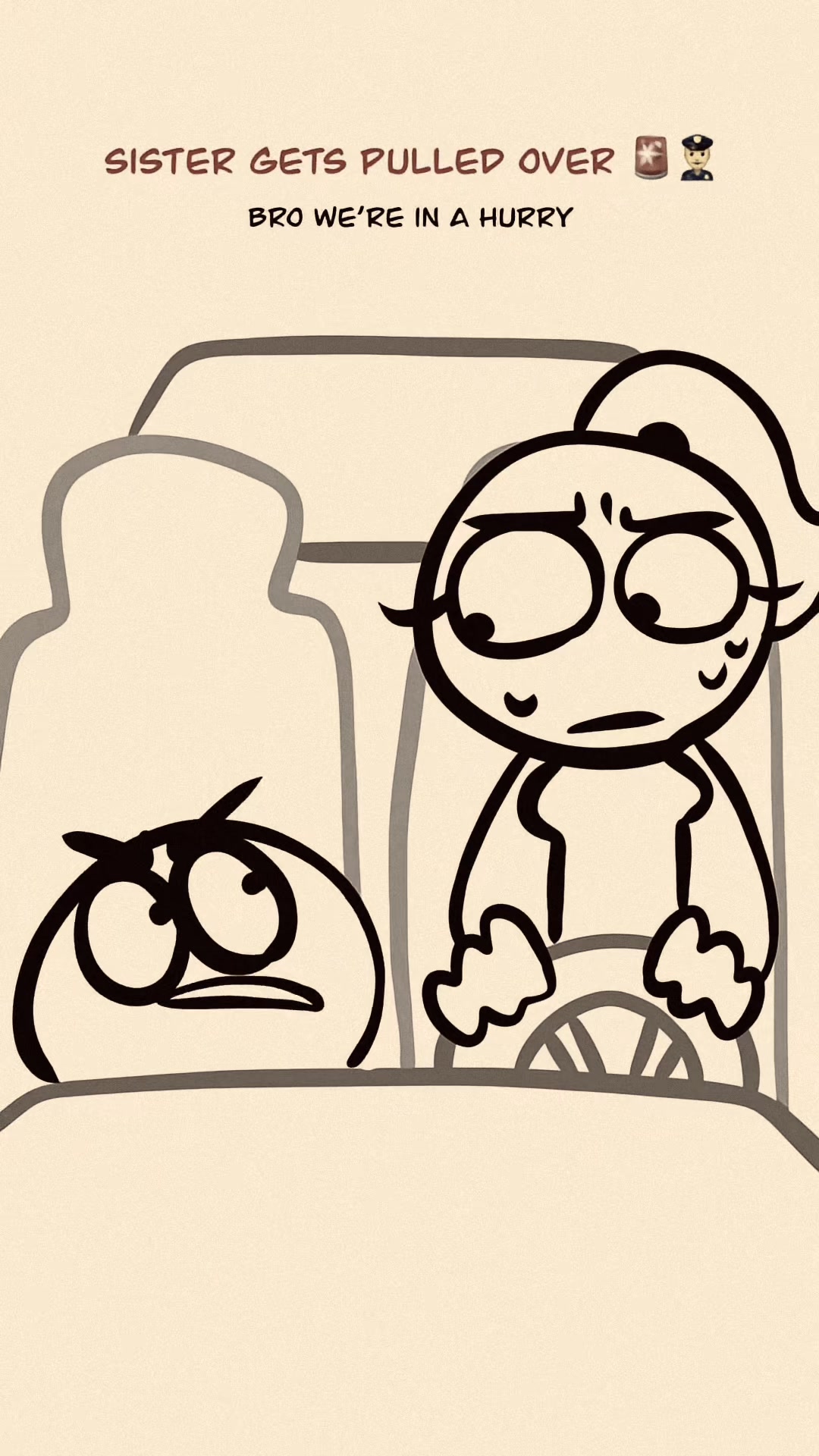 Pulled Over 😭 (Animation Meme) #viralreelsシ | Ratel Animation | Facebook