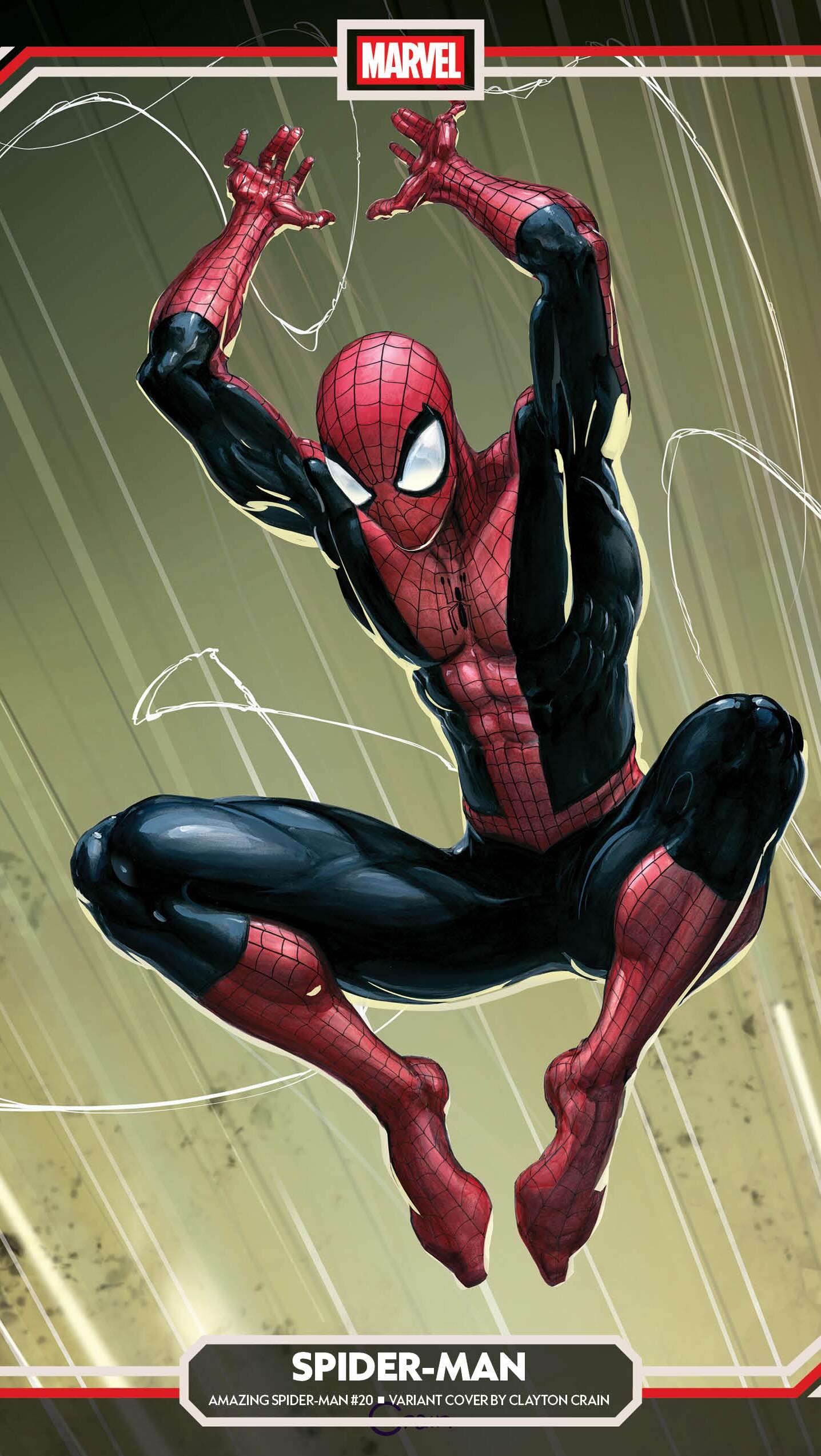 Peach Momoko's watercolor cover for The Amazing Spider-Man issue 1