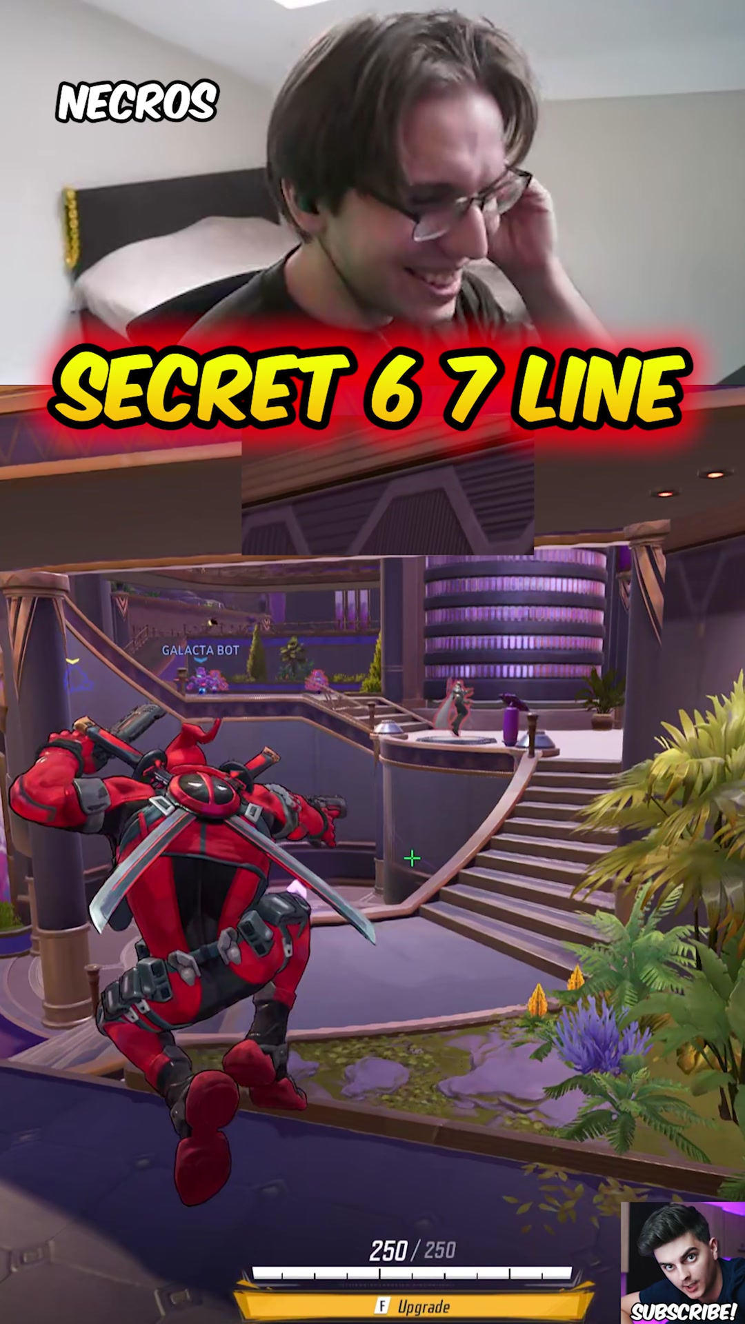 Necros Finds a Secret 67 Deadpool Line #marvelrivals | NoobHunter ...