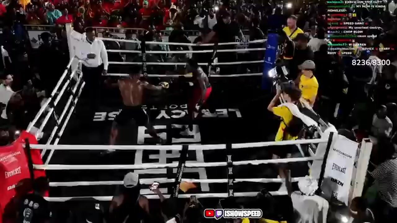 IShowSpeed takes on a pro boxer in Bukom, Ghana's boxing district ...