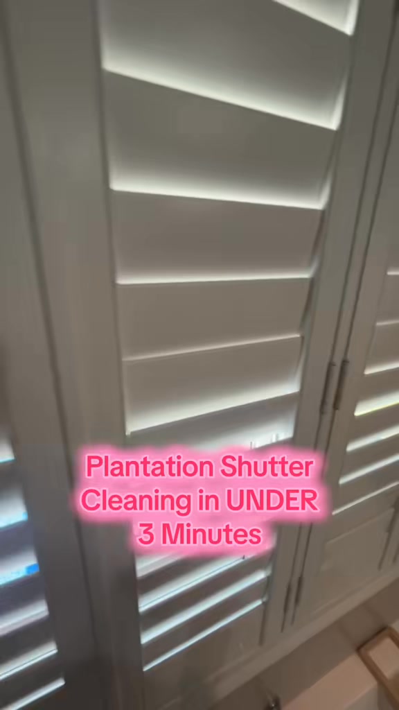 Plantation Shutter Cleaning in Under 3mins #cleaning #cleaningservice # ...