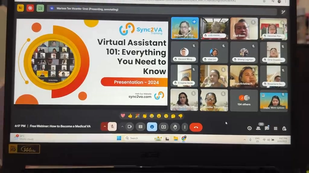 Webinar po tayo for today ;) | Medical VA Course by Sync2VA | Facebook