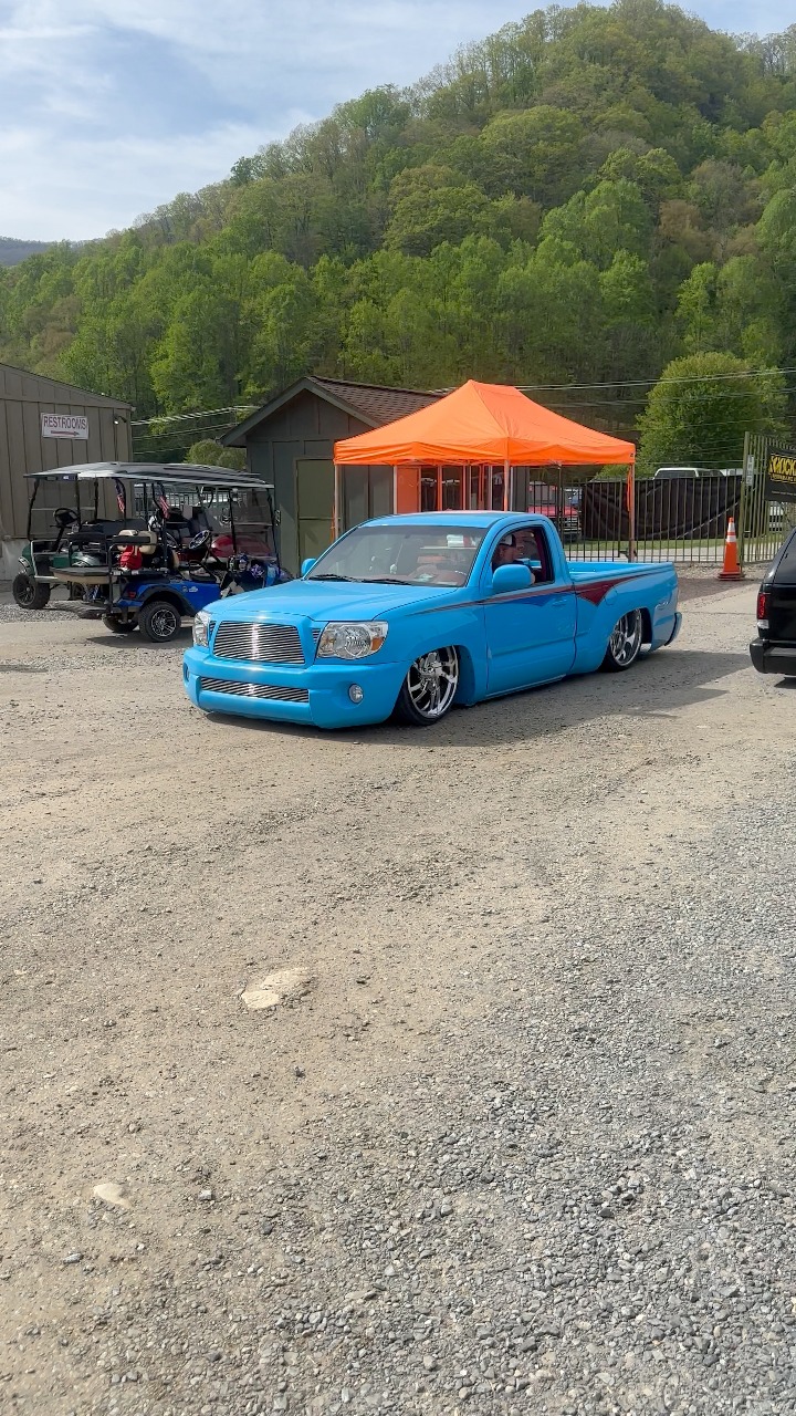 Toyota Tacoma Rolling Into Mini Truckin' Nationals #sickminitrucks