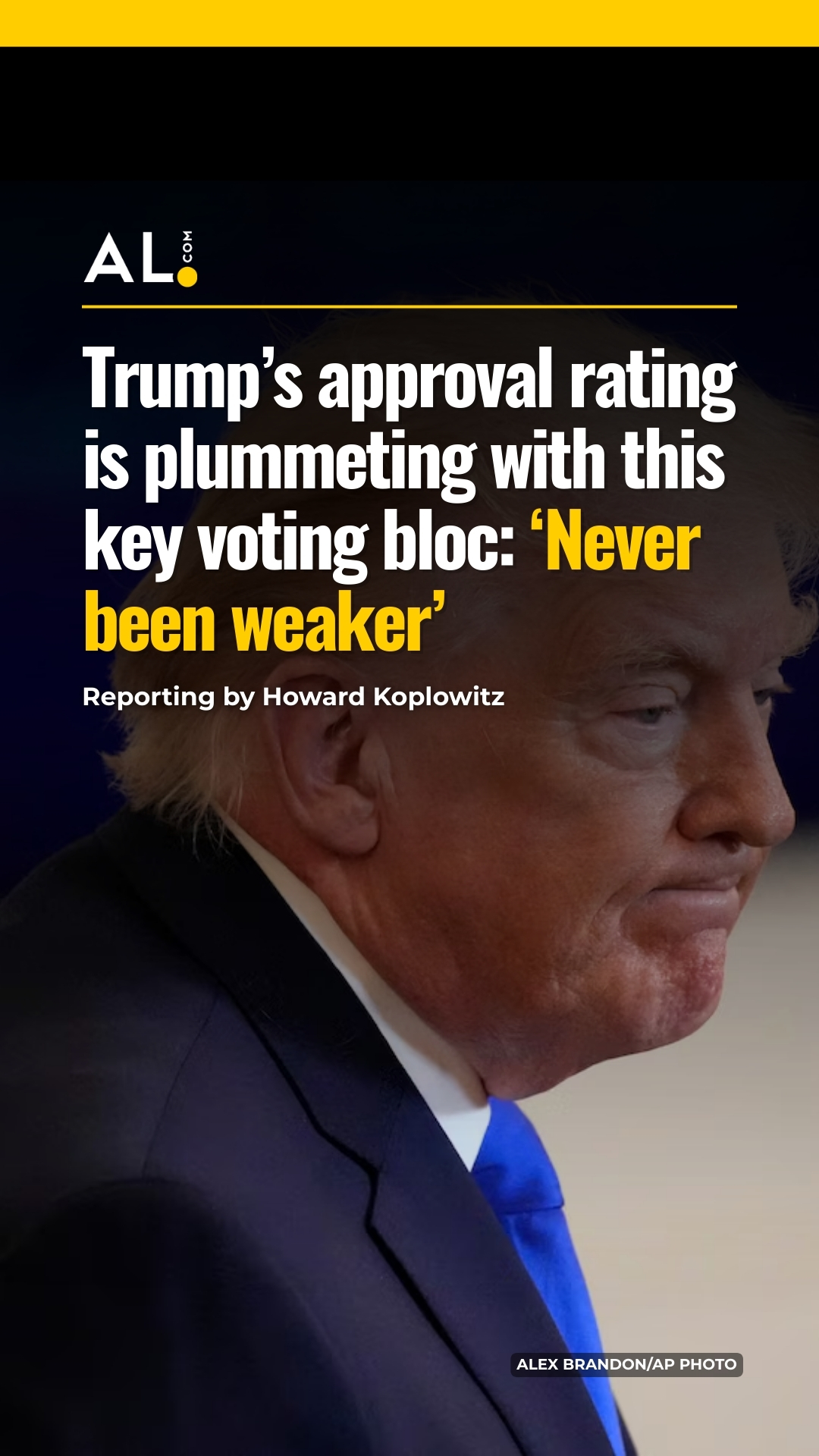 CNN polling shows that President Donald Trump entered his first State ...