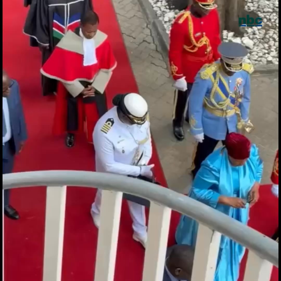 Emma Muteka attended the official Opening of Parliament on Tuesday for ...