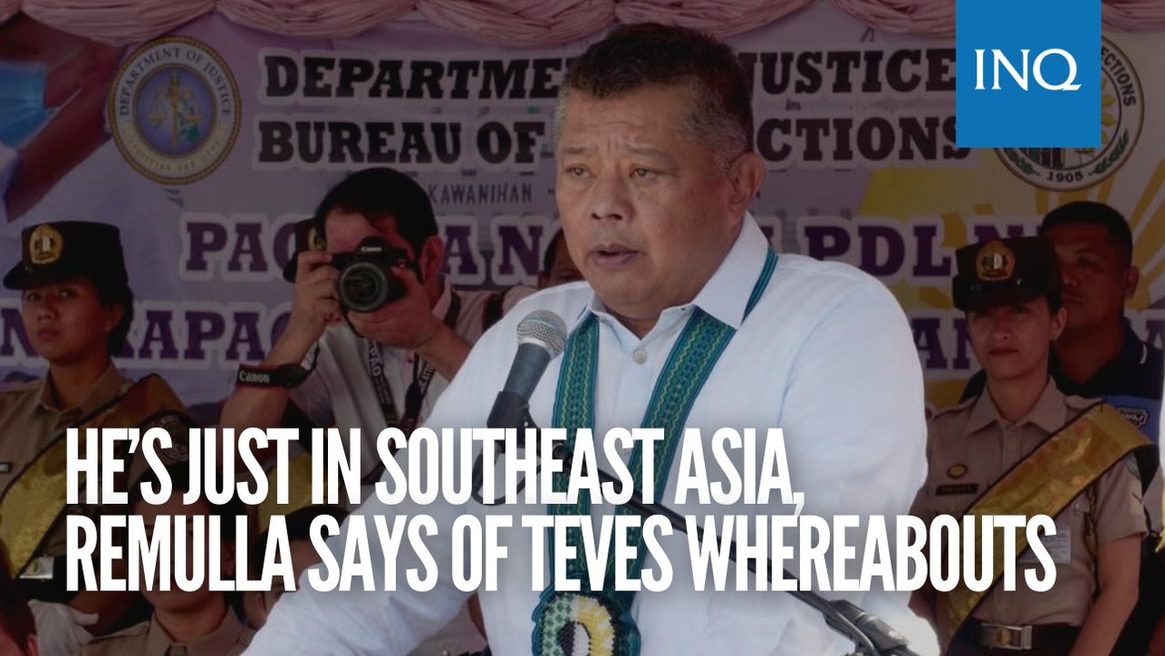 Negros Oriental Rep. Arnolfo Teves Jr. is just somewhere within ...