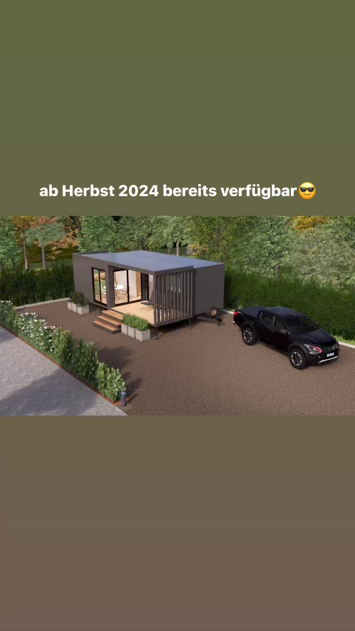 Camping Studio 6x3m / 7x3m Kompaktes, modernes Studio für Camping ...