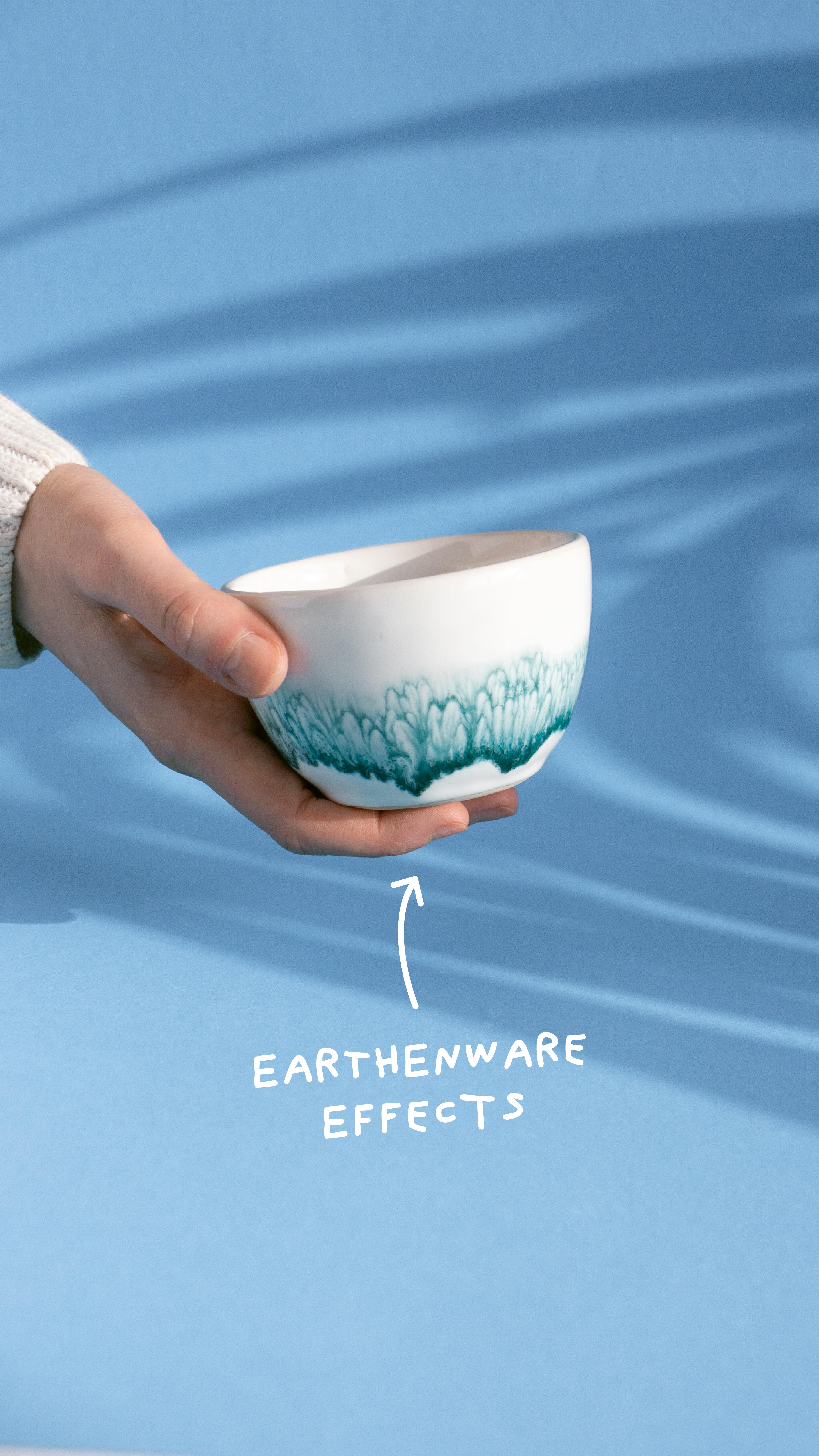 ✨ Verlaufs-Schale aus Irdenware ✨, Wusstet Ihr, dass Glasurverläufe nicht nur im Steinzeug-Bereich funktionieren? 🤔, Auch bei Irdenwaretemperaturen entstehen wunderschöne Effekte – schon bei 1100 °C!
