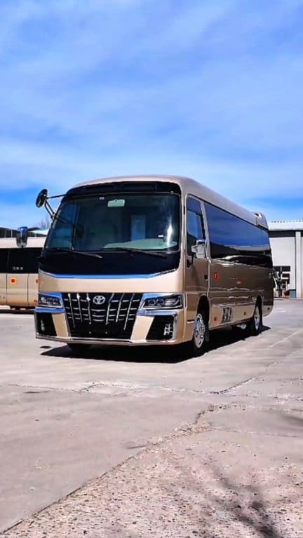 8-Seater Deluxe Toyota Coaster B50 VIP Minibus with Bedframe & Full ...