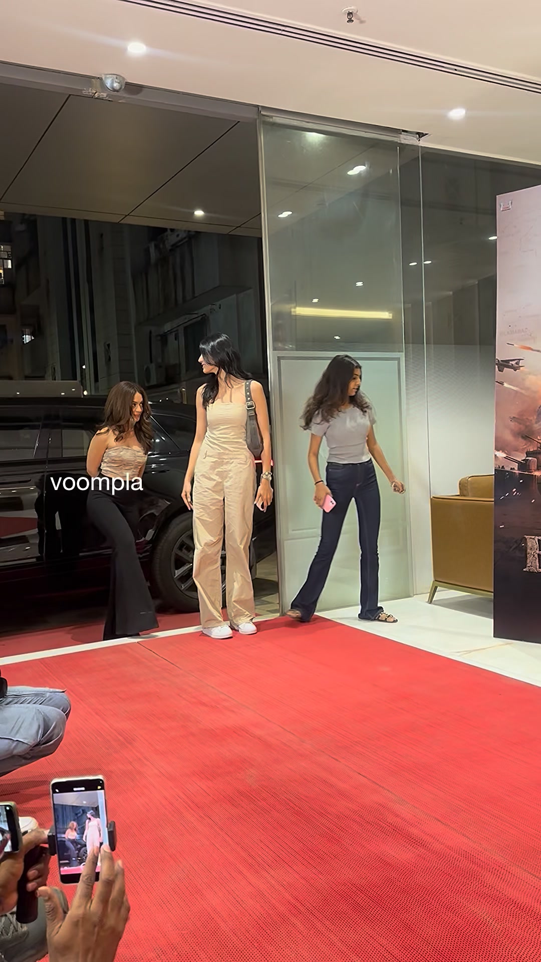 the duo medha rana and anya singh roll in for promotions of their new ...
