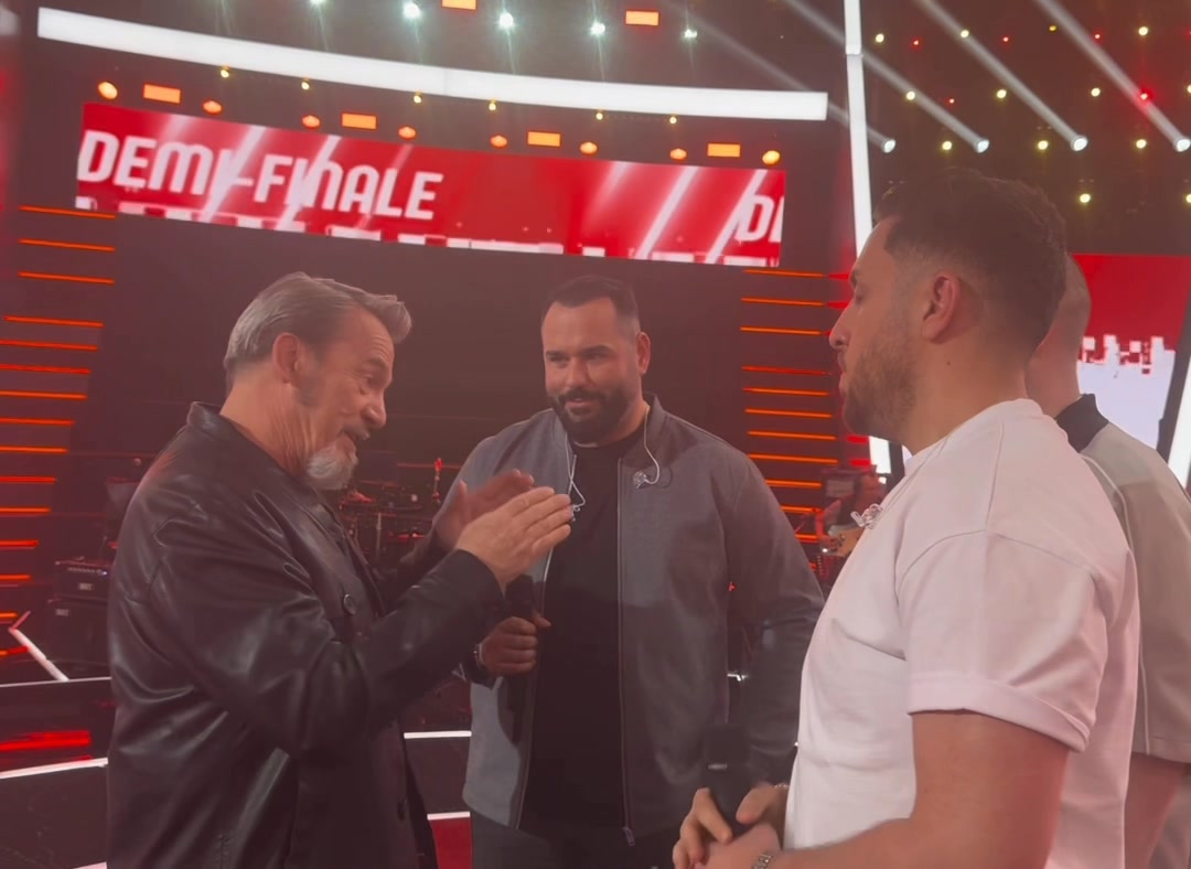 Un moment fort après la répétition de la demi-finale #thevoice La ...