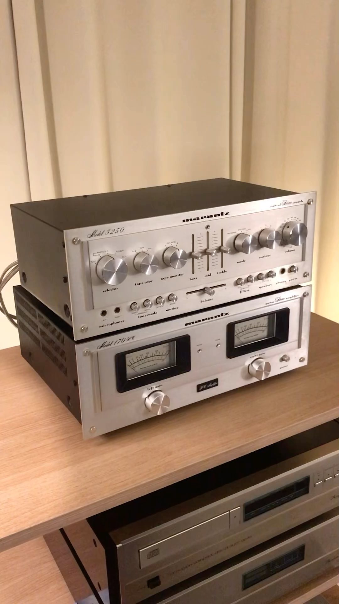 Marantz 3250 control + 170DC power amplifier