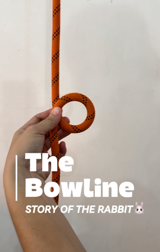 The BOWLINE🪢 If you can remember a simple story, you can tie one of the ...