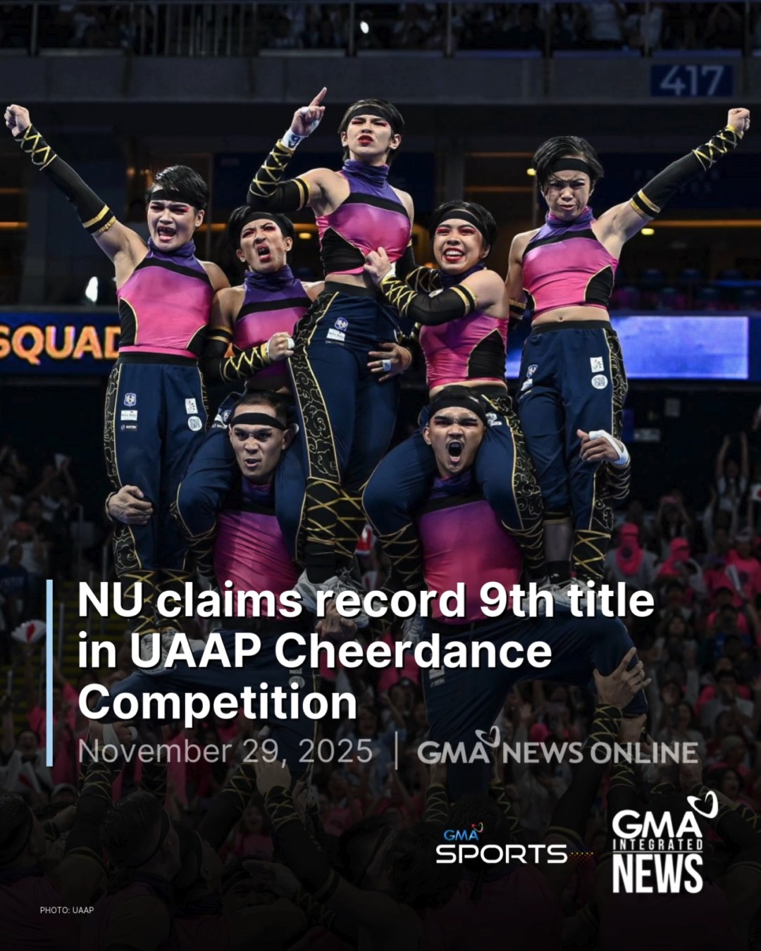 CHAMPIONS ONCE MORE 🏆 National University completed its historic quest ...