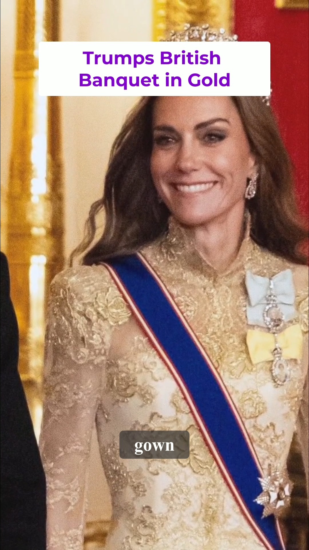 From the symbolism of Kate Middleton's carefully chosen gold gown to custom-crafted cocktails, every detail at a royal state banquet is meticulously planned., Discover how the British monarchy uses 