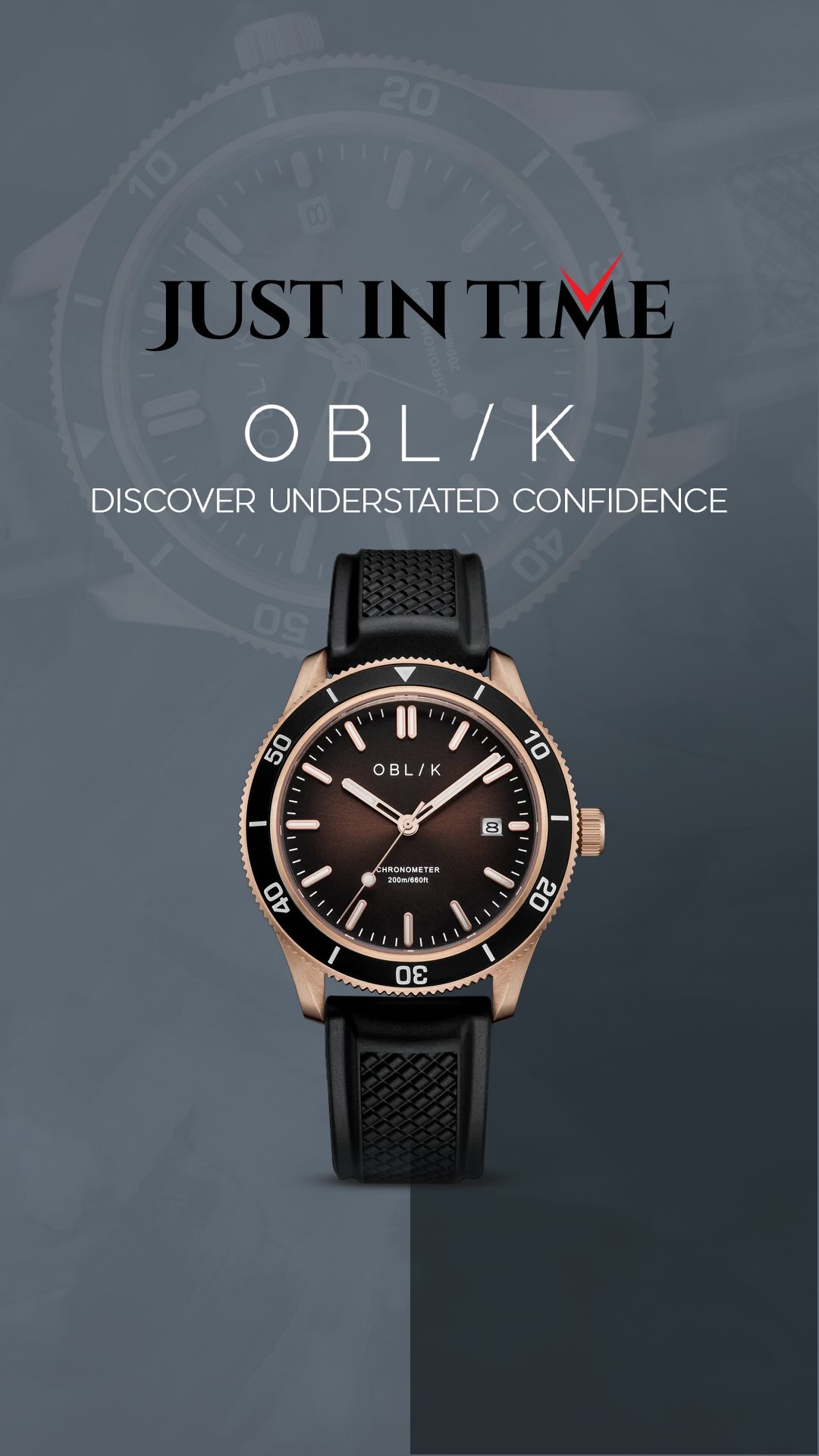 Bold in form. Minimal in intent ⌚ Oblik brings German precision to ...