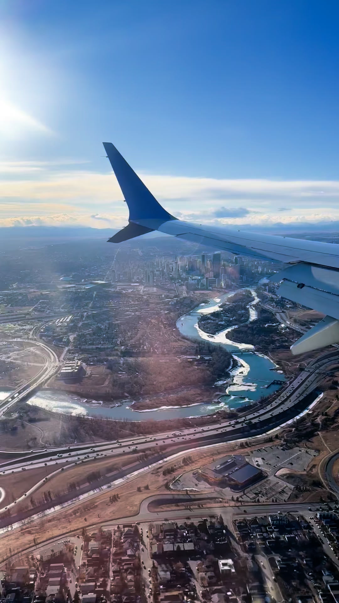 Final approach into Calgary! 🇨🇦 Flew in with United on their 737 MAX ...