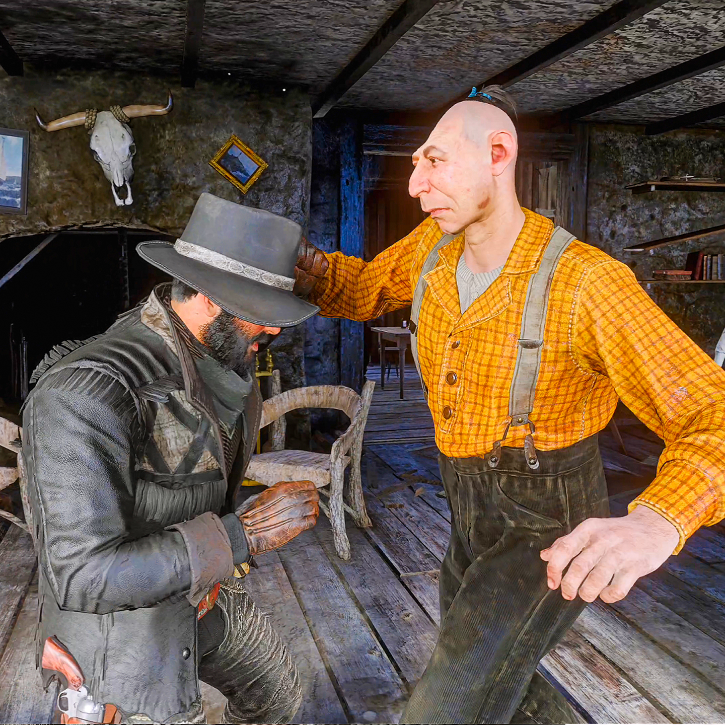 Arthur Morgan vs Betram the strongest npc - Who will win ? # ...