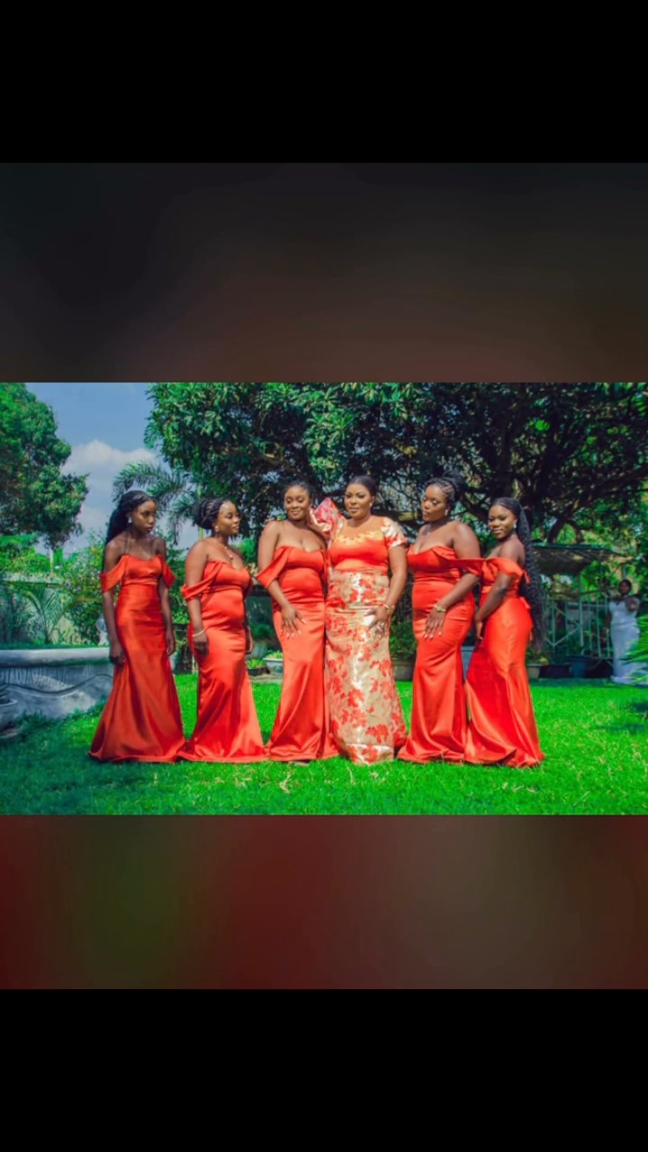 evans bridesmaid dresses Stop stressing about dresses! We’ve got you:, 👗 - Burnt Orange, looking hot! 🔥, 👗 Matron dress - Royal orange + gold vibes 👑, 👗 Wedding dress Guest dresses