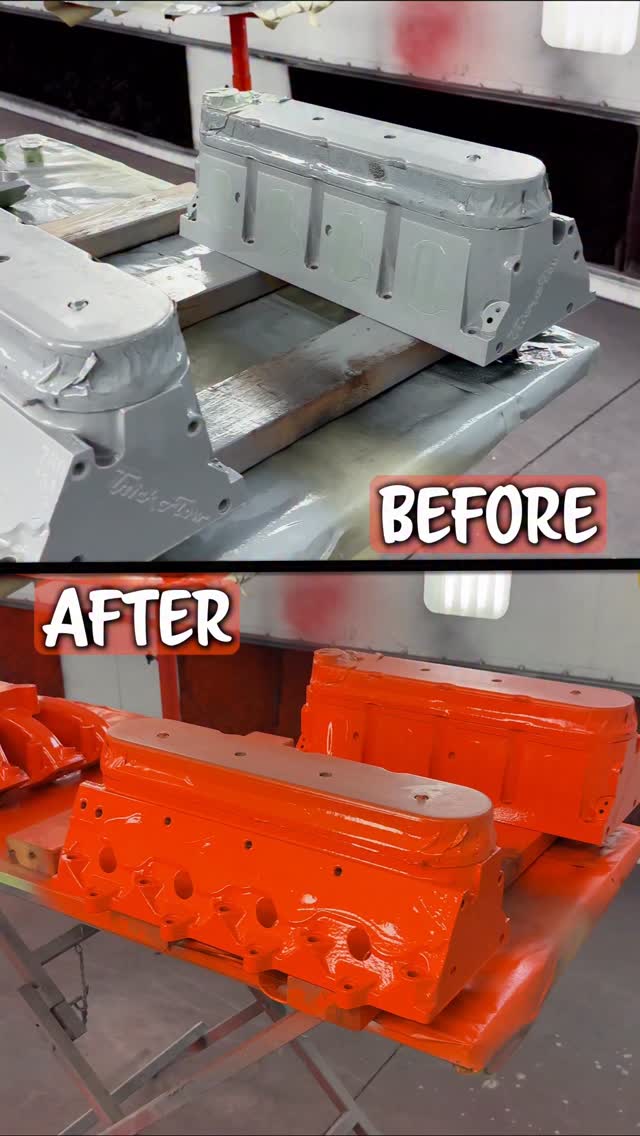 A little before and after action on our 427 in the paint booth from the ...