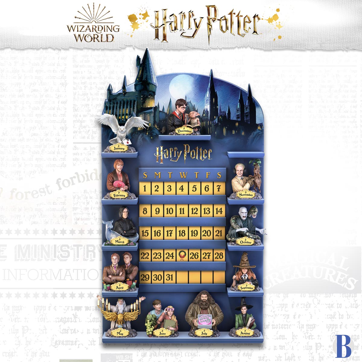 Bring a little magic to every month with this HARRY POTTER