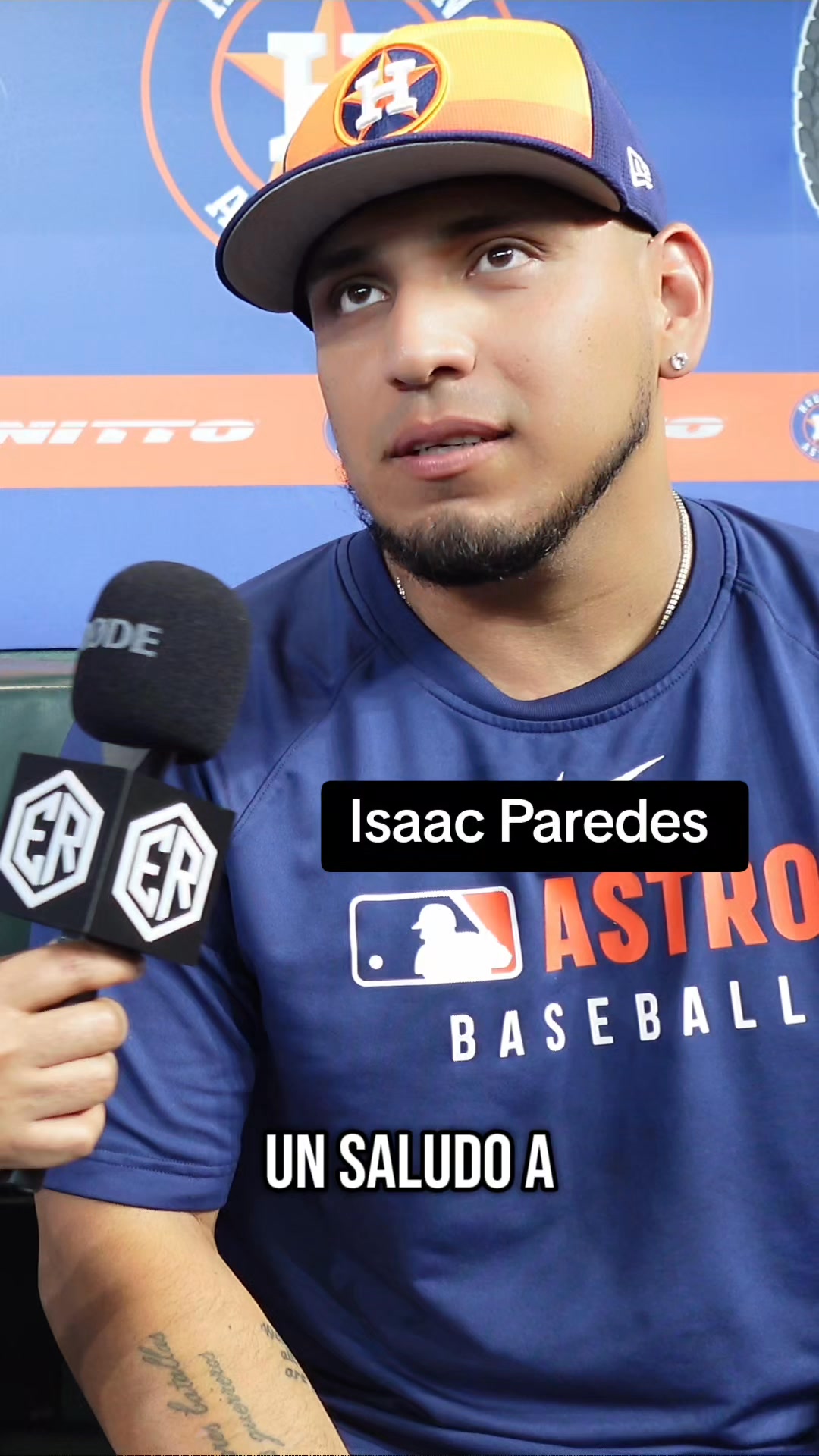 Isaac Paredes, tercera base los Astros, habla de Erasmo Ramírez, JC ...