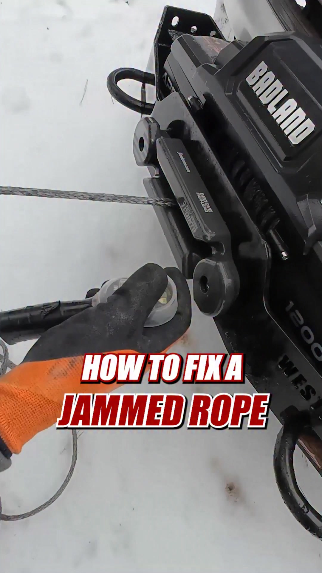 How to fix a jammed rope! #rescue #offroad #trucks #auto | Casey ...