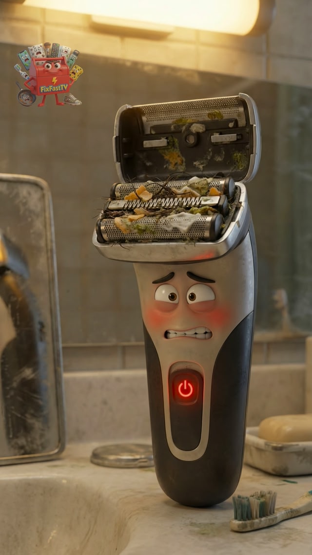 Your electric razor is hiding a dirty secret! 🪒 Follow @fixfasttv for ...