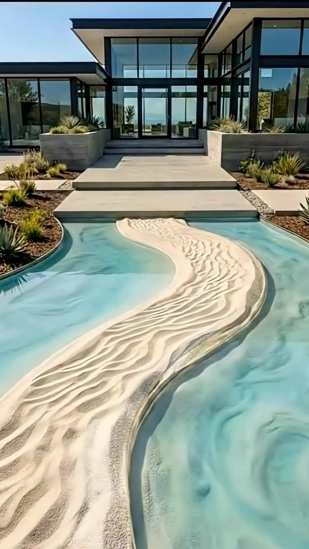 A Luxury Epoxy Path Inspired by the Sea 🌊 #trendingreelsvideo # ...