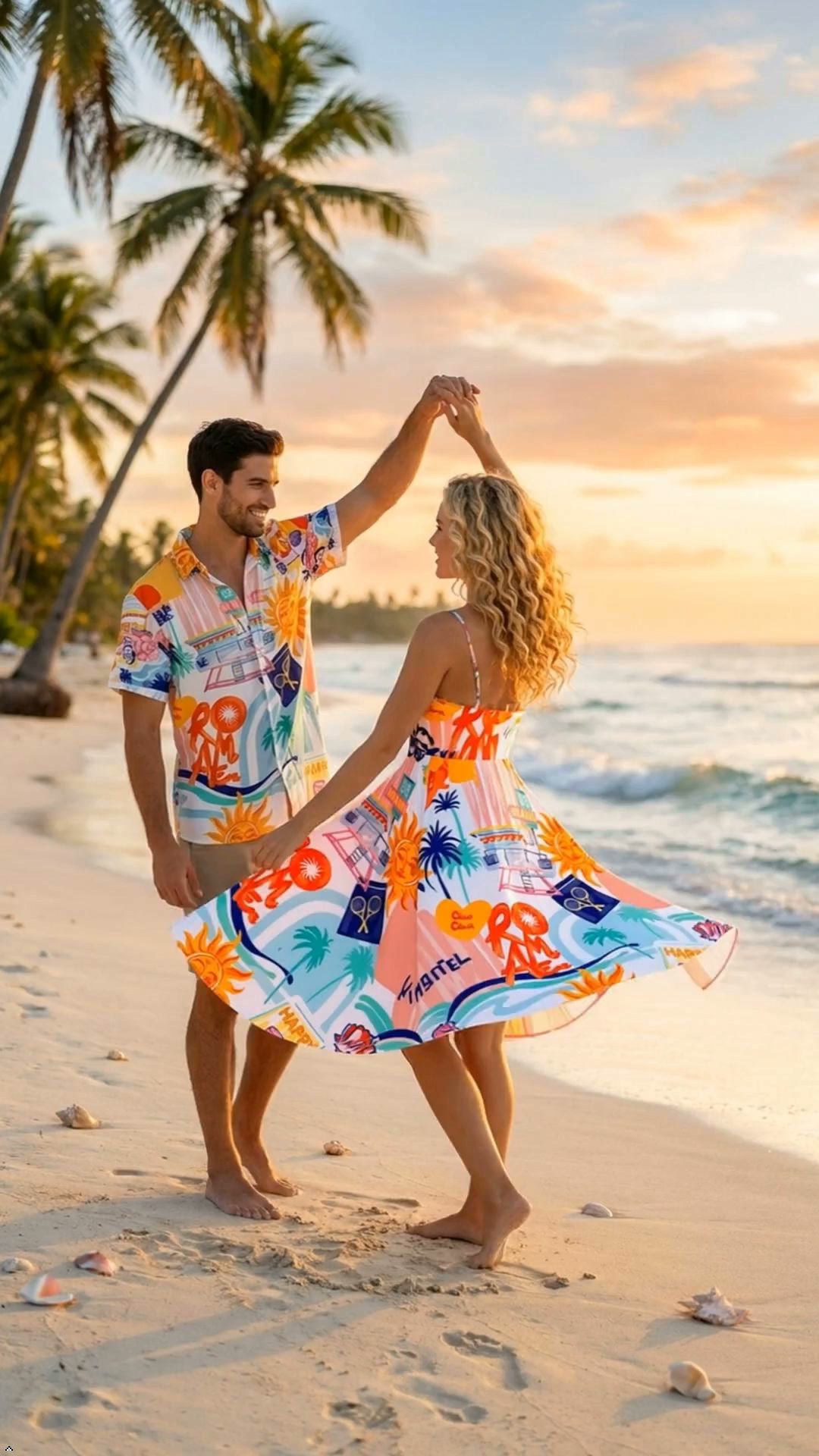 couple beach wear dress 💃OMG!!!💃 Let’s go on vacation together in matching outfits！, ✅ Skin-Friendly ✅ Stretchy ✅ Washable | Rosegal Dress Day Lace minidress Size:3/L
