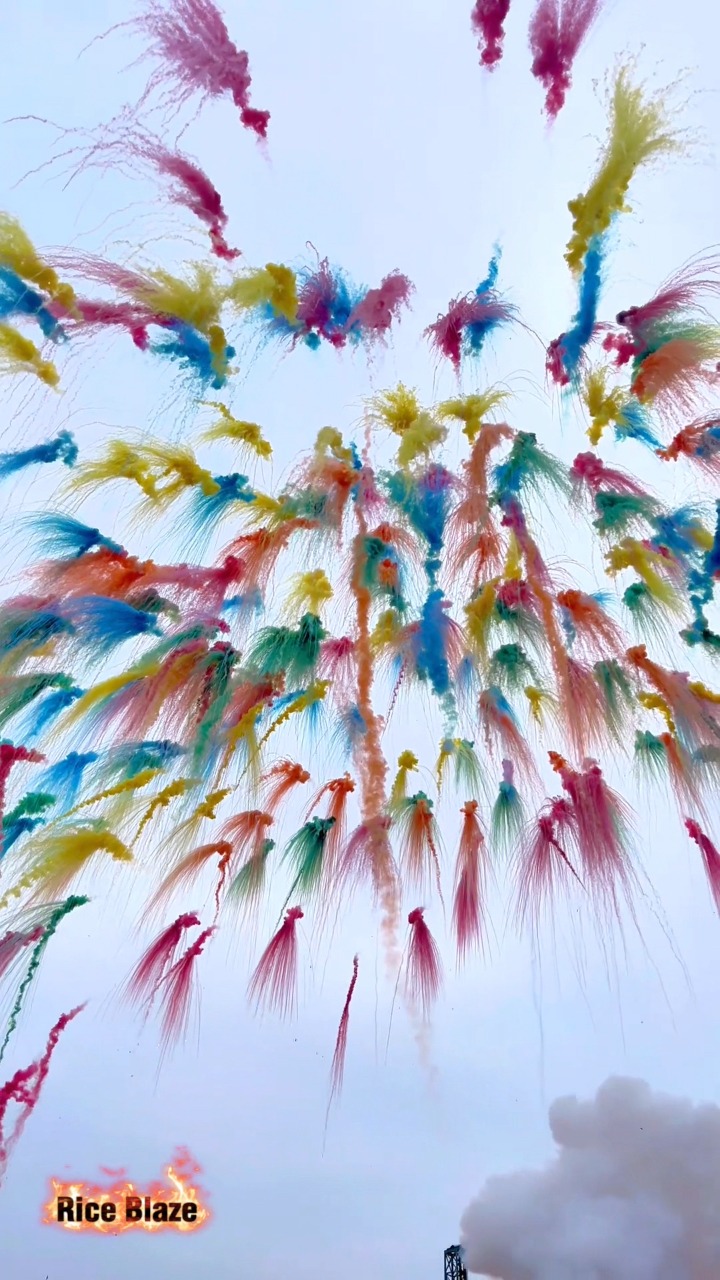Wow, amazing fireworks! #fireworks | Rice Blaze | Facebook
