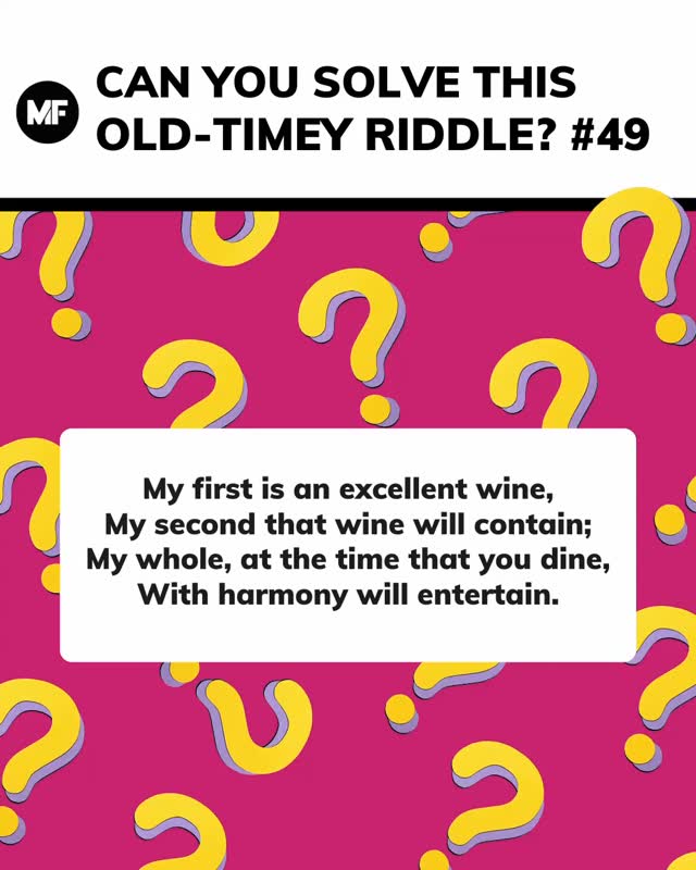 This riddle dates back to 1796—can you figure out the answer? Answer at ...